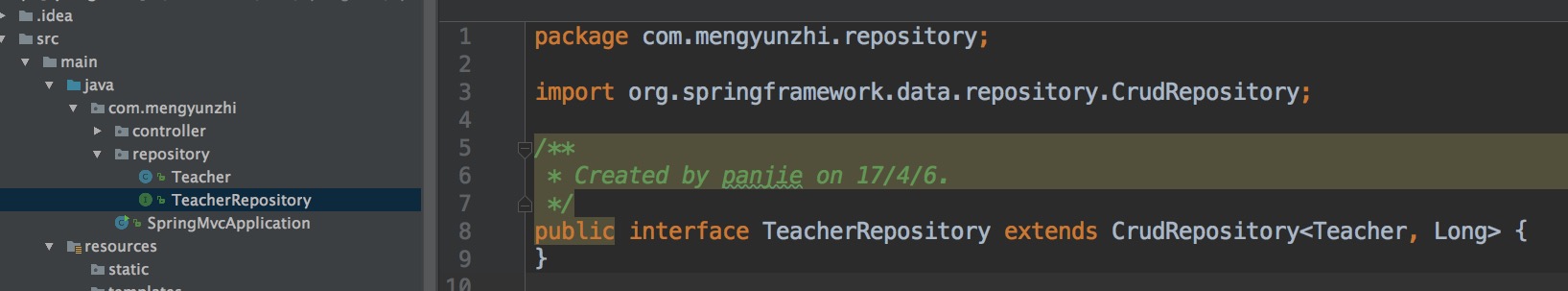 TeacherRepository